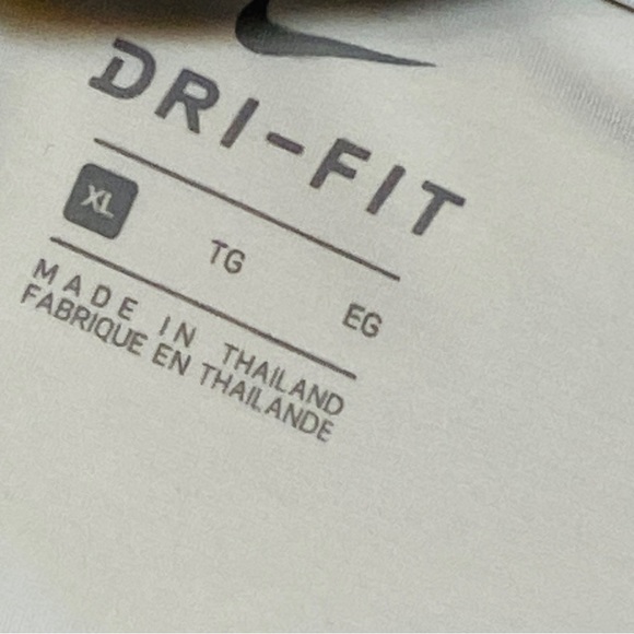 Nike Elevated Elastika Dri-Fit Just Do It Loose Fit Strap Tank Top White Size XL - Picture 12 of 12